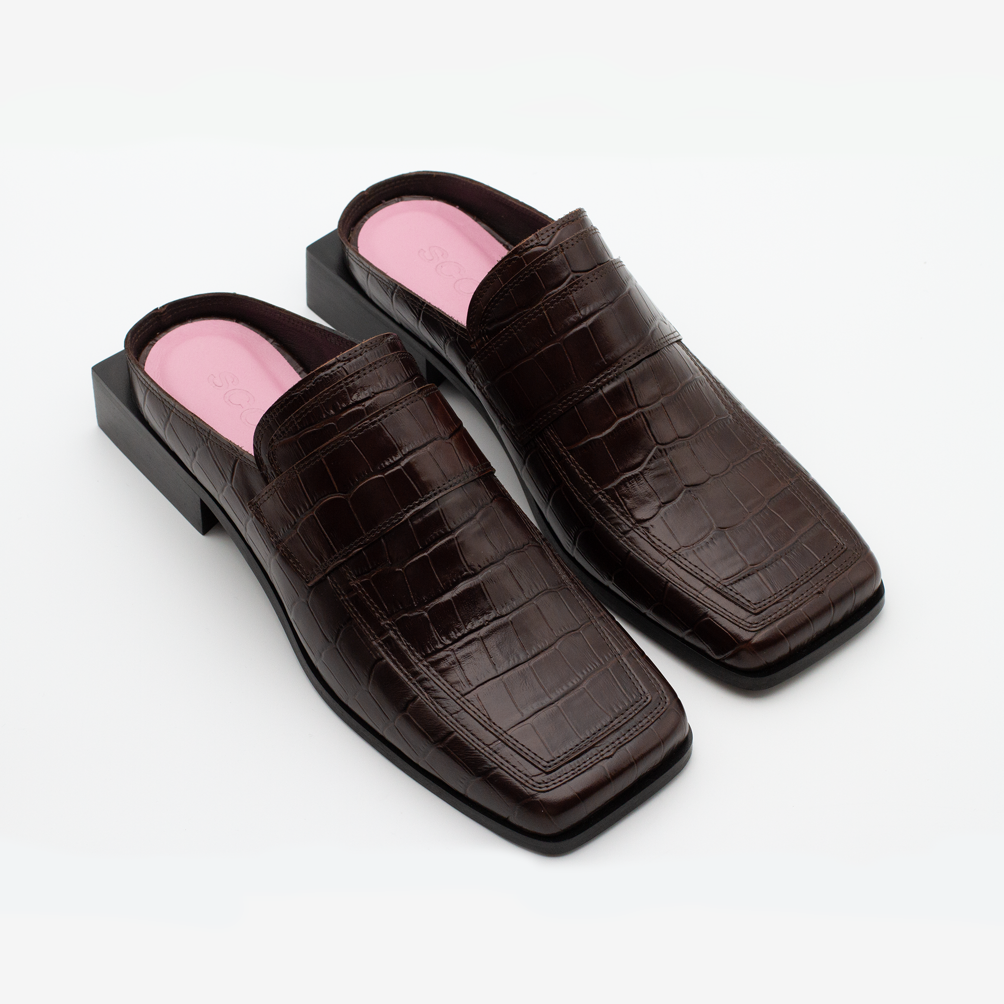 SCOTTI SHOES - SQUARE TOE LOAFER MULE